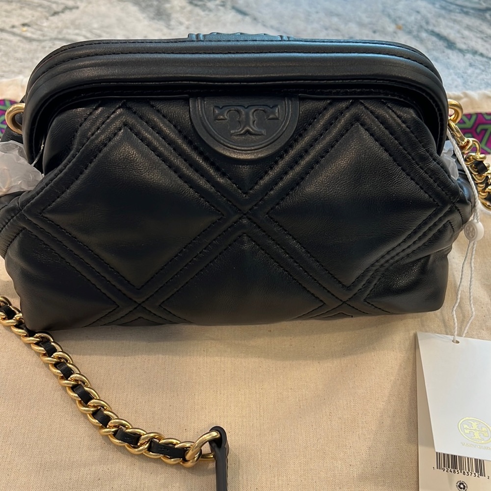 NWT Tory Burch Fleming Soft Small Frame Crossbody